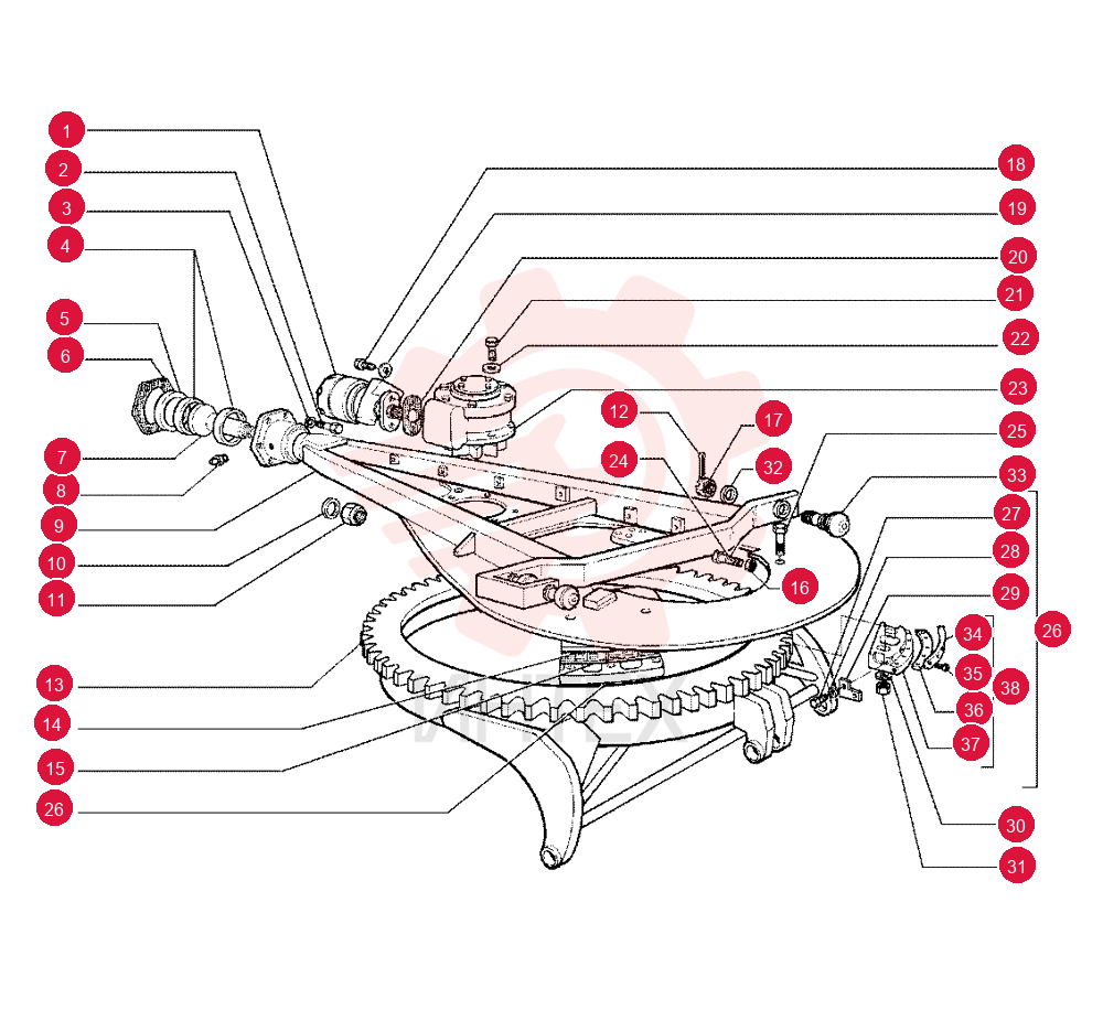 HYDRAULIC MOTOR 75258929