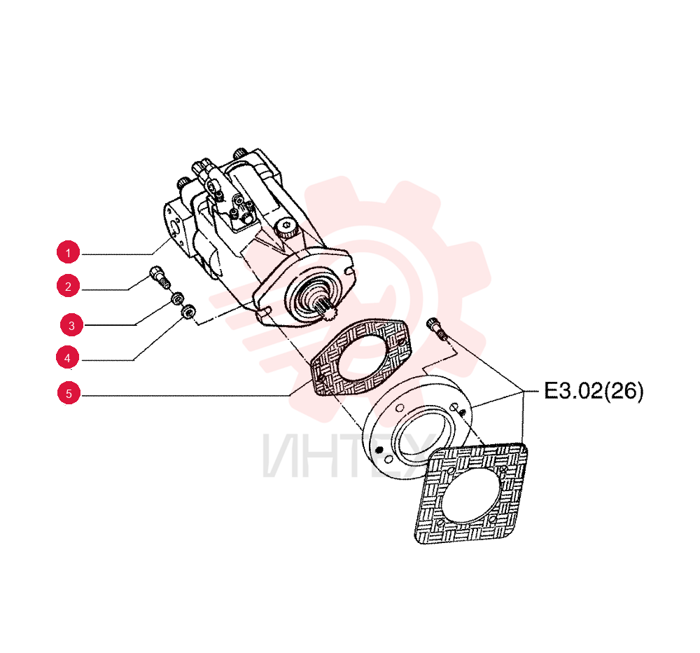 HYDRAULIC PUMP,90 CC