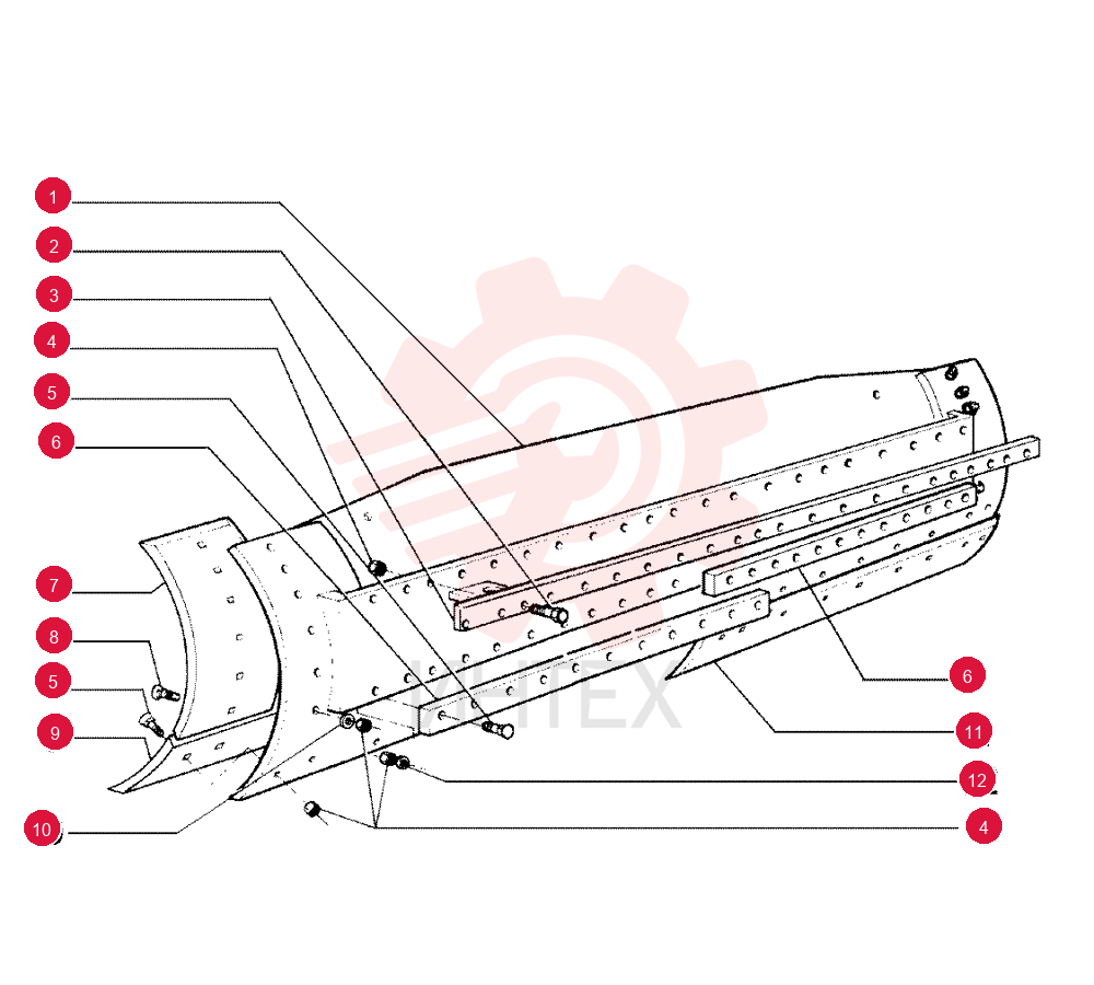 MOLDBOARD 75250345