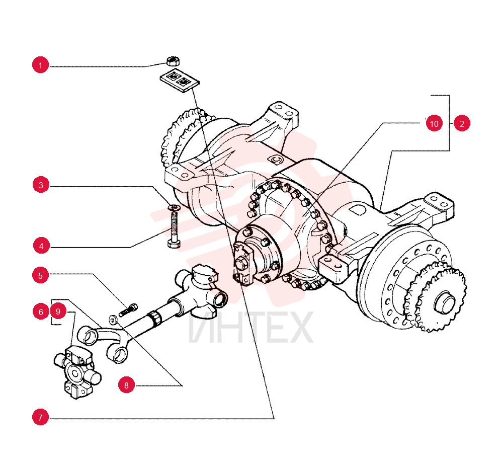 NUT,M24 x 2, Cl 10 12575321 (2)