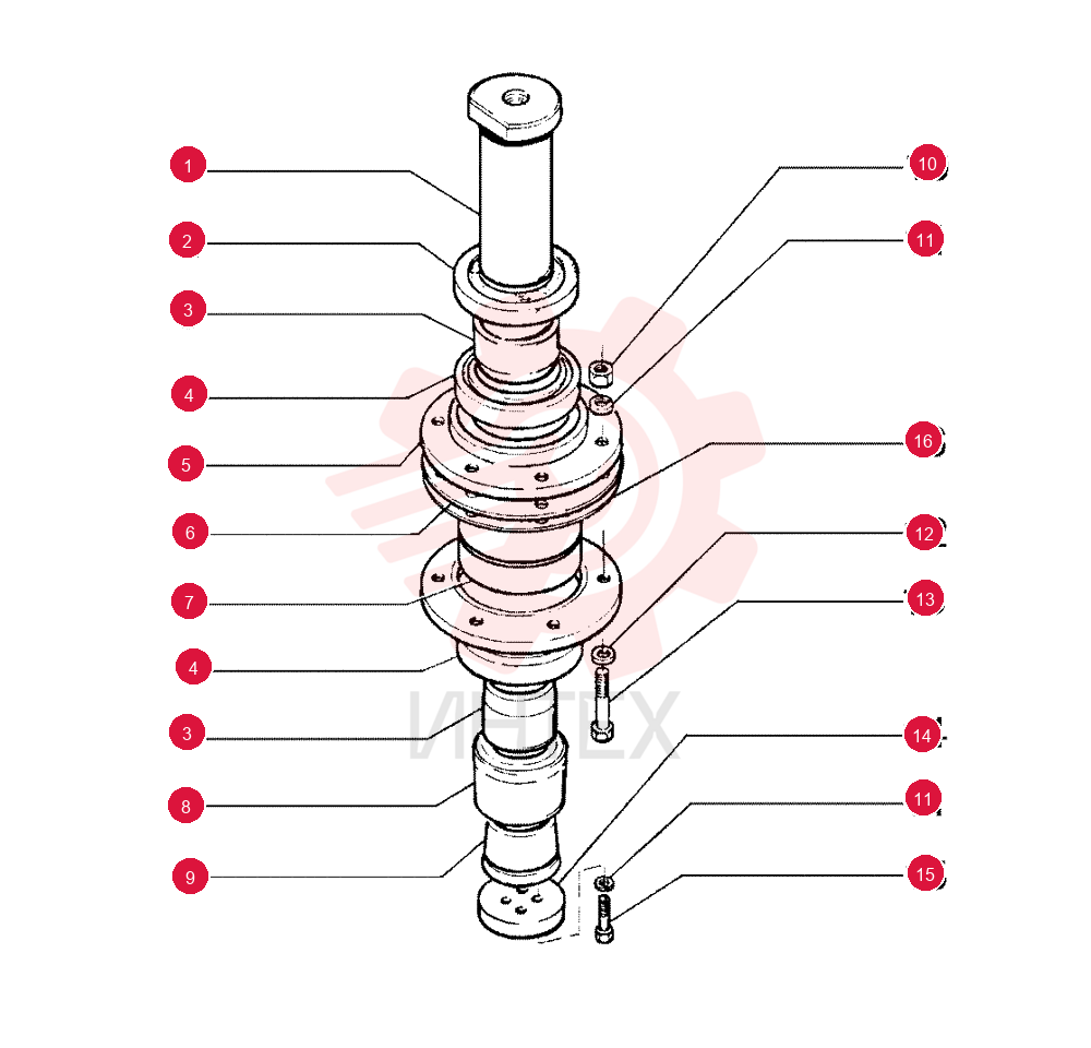 PIN,66.72mm OD x 180mm L 75213817 (2)