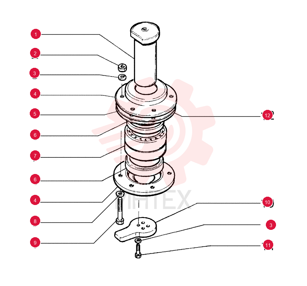 PIN,66.72mm OD x 180mm L 75213817 (1)