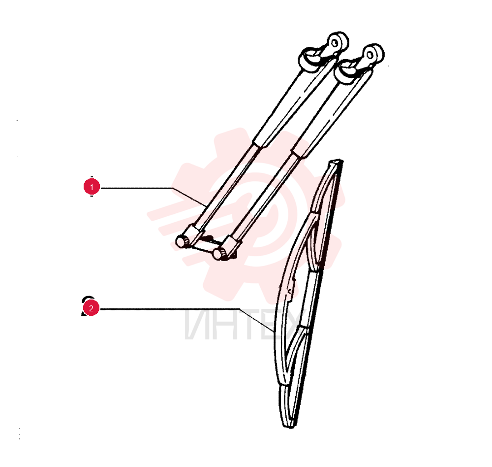 WIPER ARM 75313345