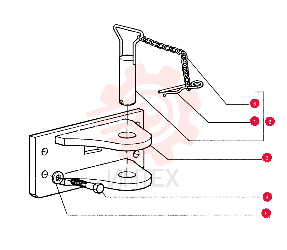 COTTER PIN,M6 x 140