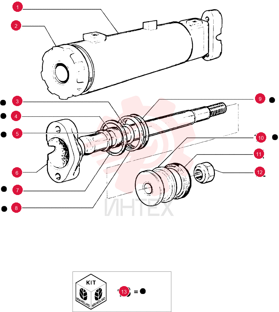 ENGINE CYLINDER LINER,761.1 mm Length