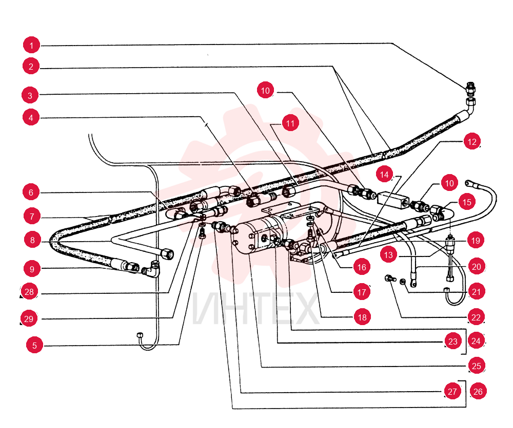 HYD CONNECTOR 70919342