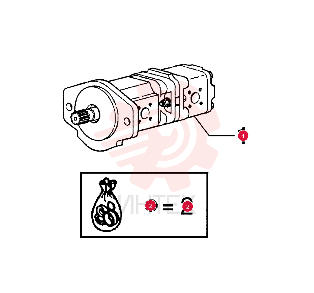 HYDRAULIC PUMP 75254374