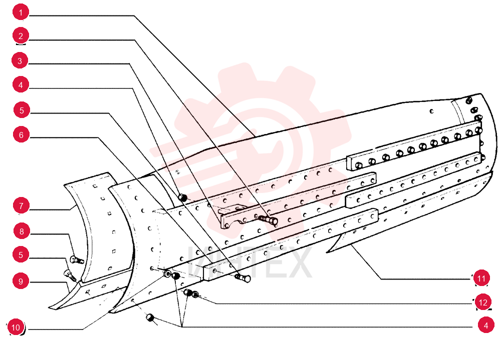 MOLDBOARD 75250345
