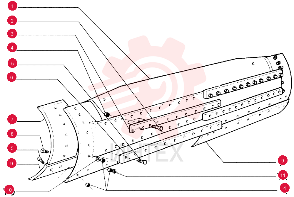 MOLDBOARD 75250011