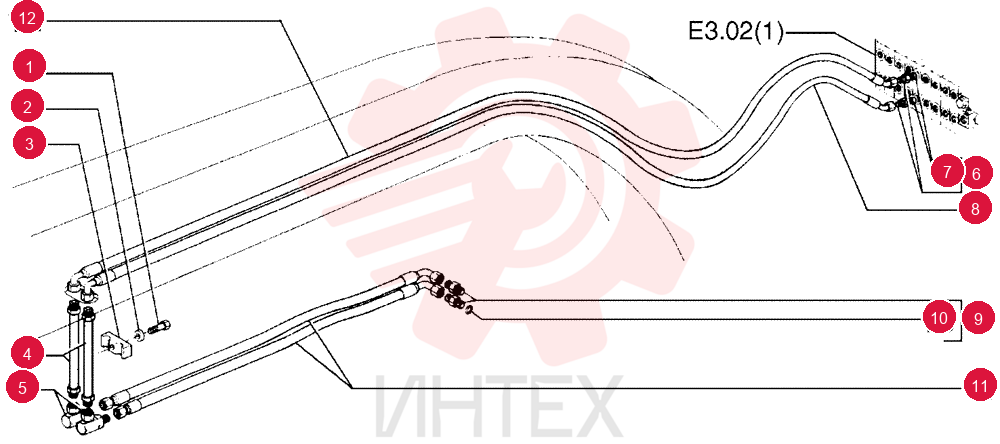 BOLT,Hex, M12 x 1.25 x 60mm, Cl 10.9