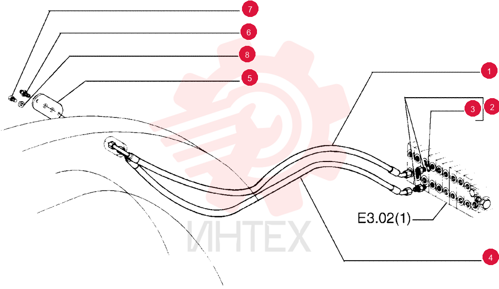 FLEXIBLE HOSE 75251187