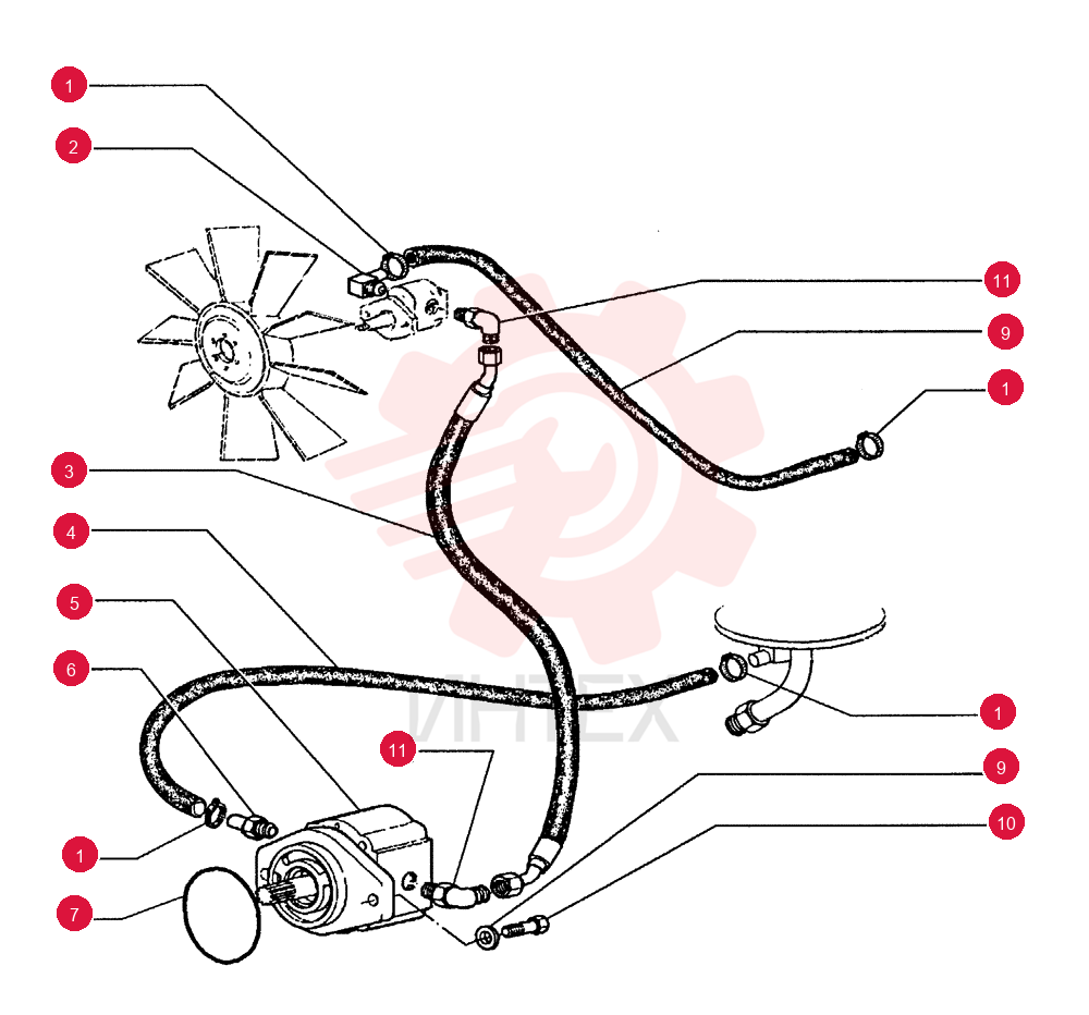 HYD CONNECTOR 70921203