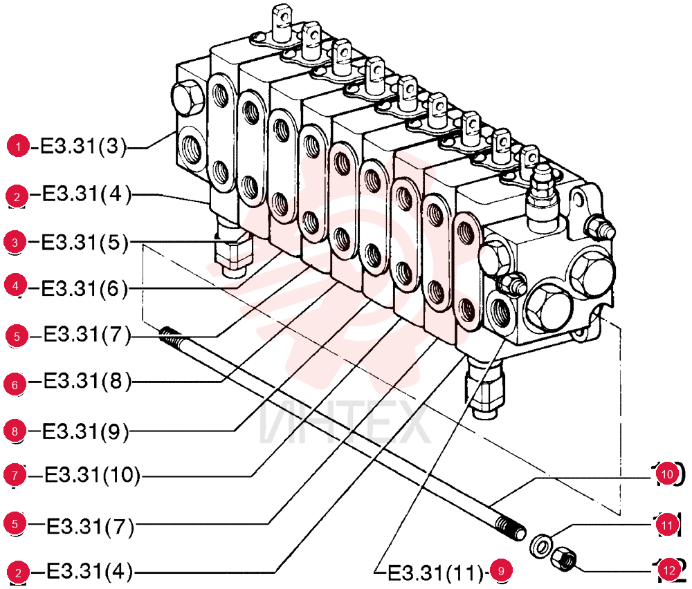 HYDRAULIC VALVE 75289553