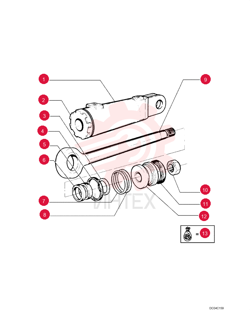 ENGINE CYLINDER LINER,425.5 mm Length