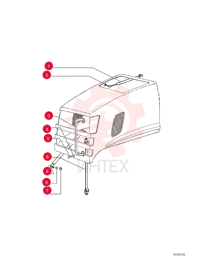 GAS STRUT 75257868