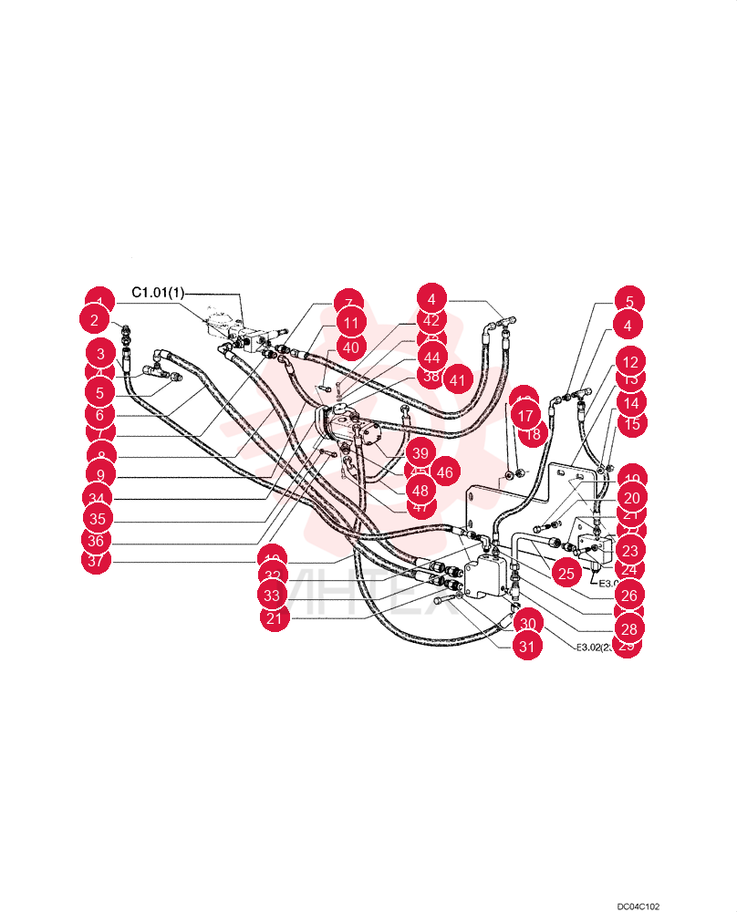 HYD CONNECTOR 75257337