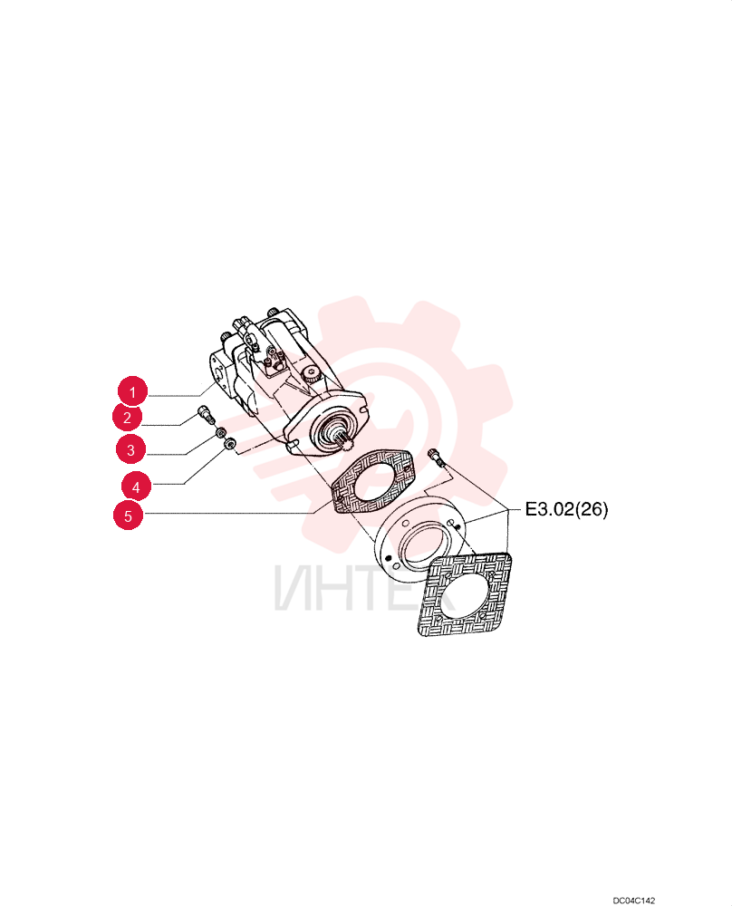 HYDRAULIC PUMP,90 CC