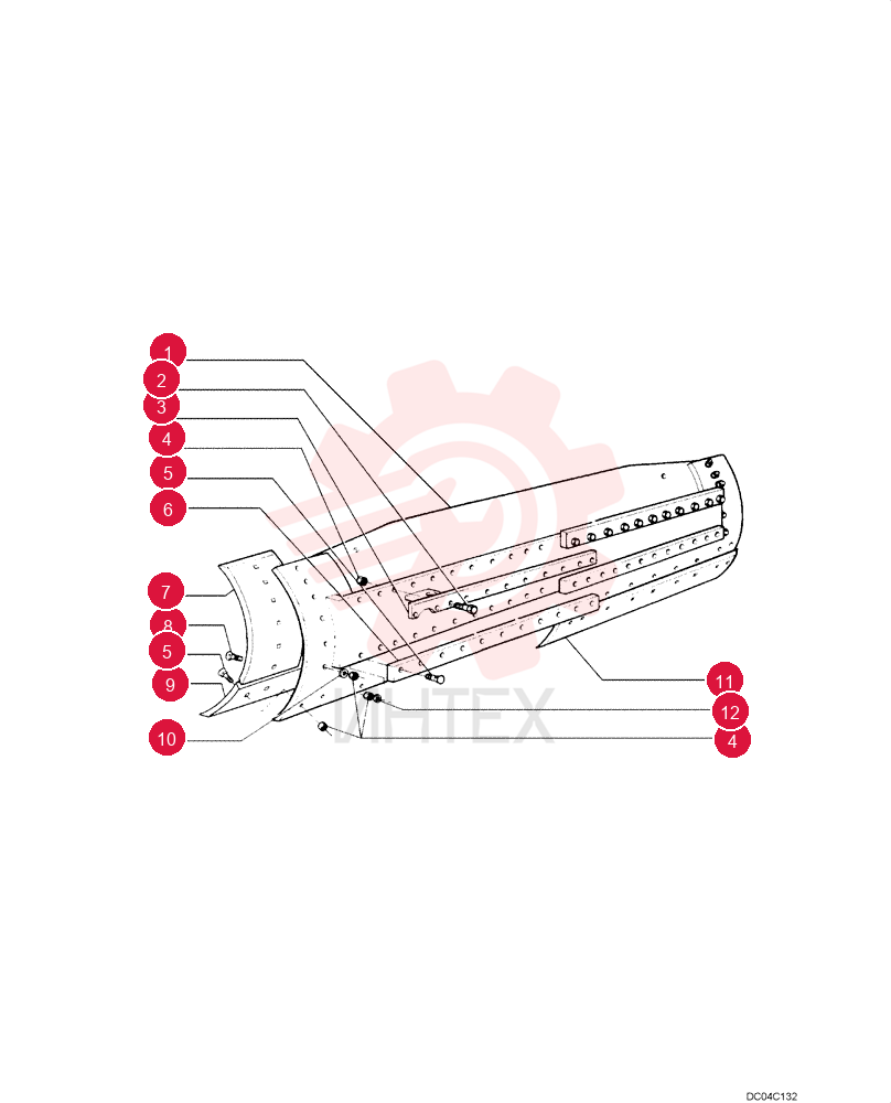 MOLDBOARD 75250345