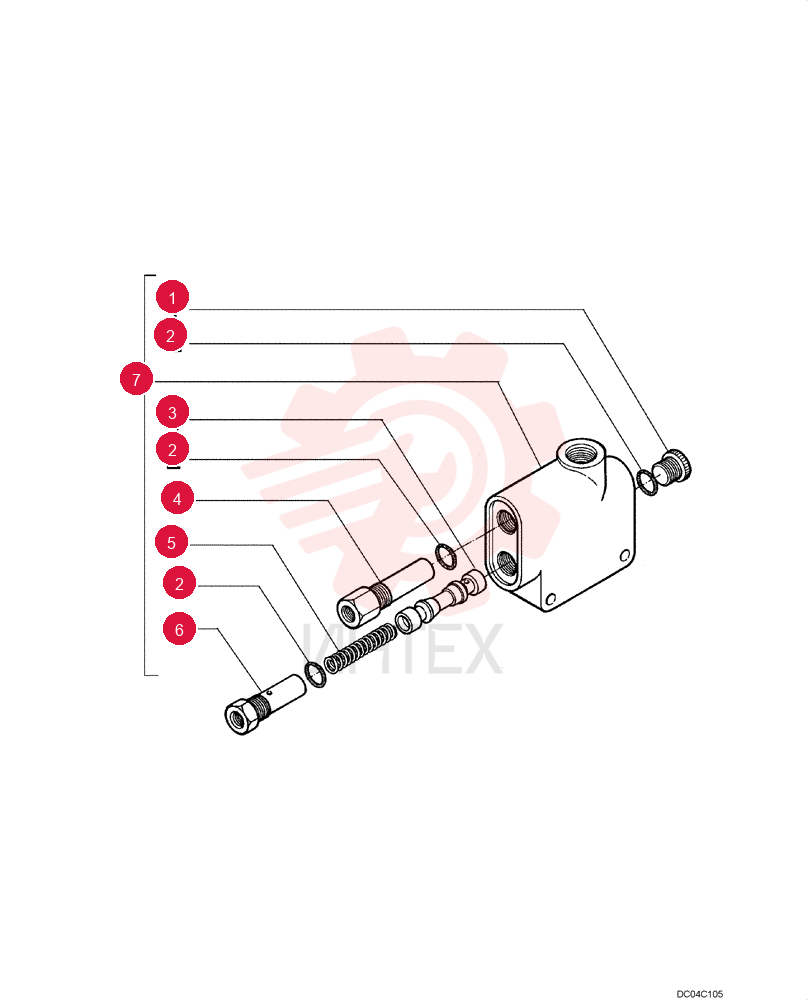 PLUG,Hex Soc, 3/4"-16 ORB