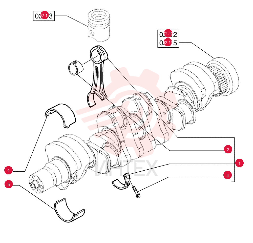 CONNECTING ROD 2831298