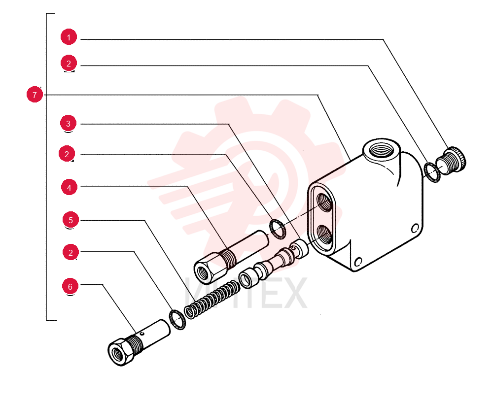 HYDRAULIC VALVE 73163844