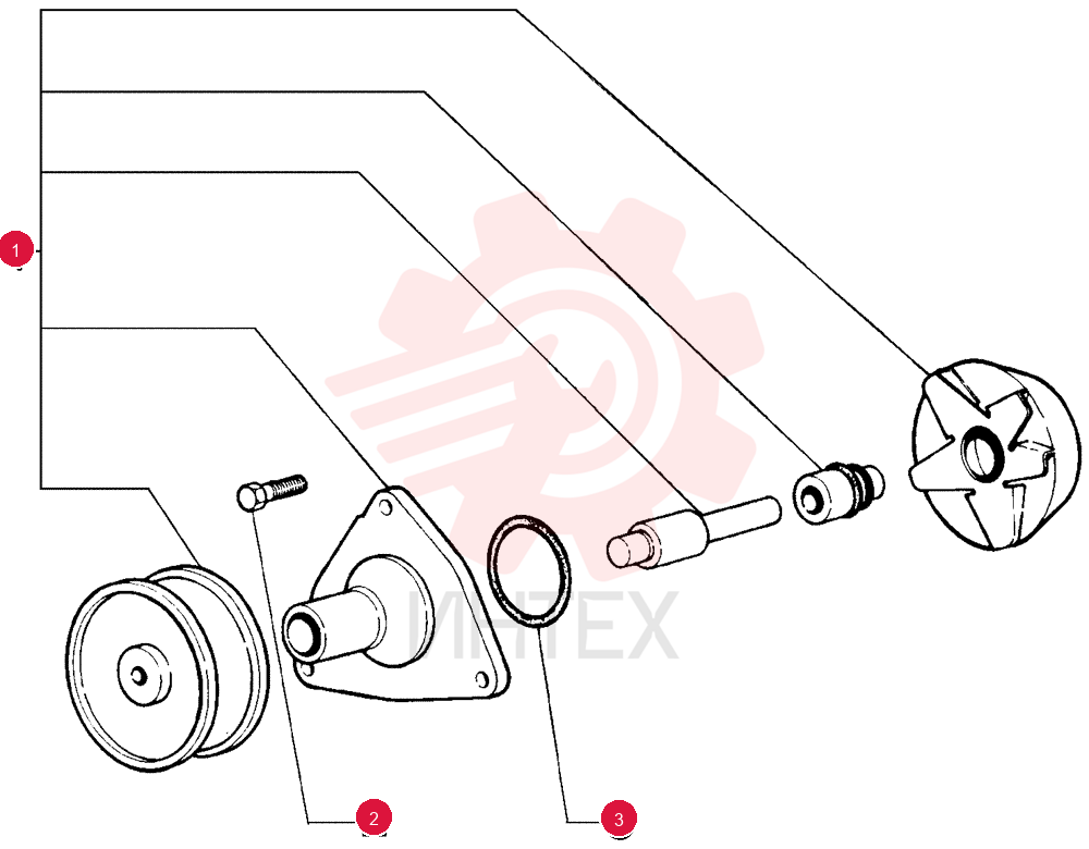 WATER PUMP 75289653