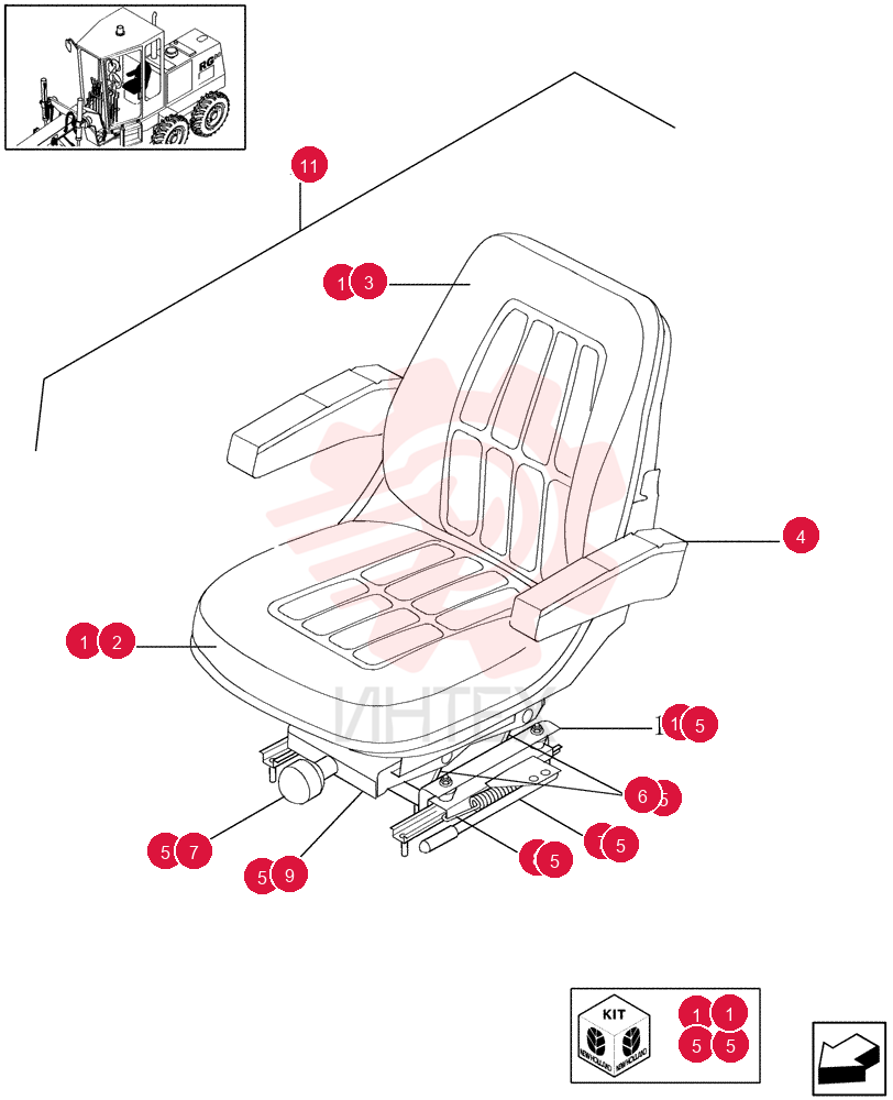 DRIVER SEAT 73162075