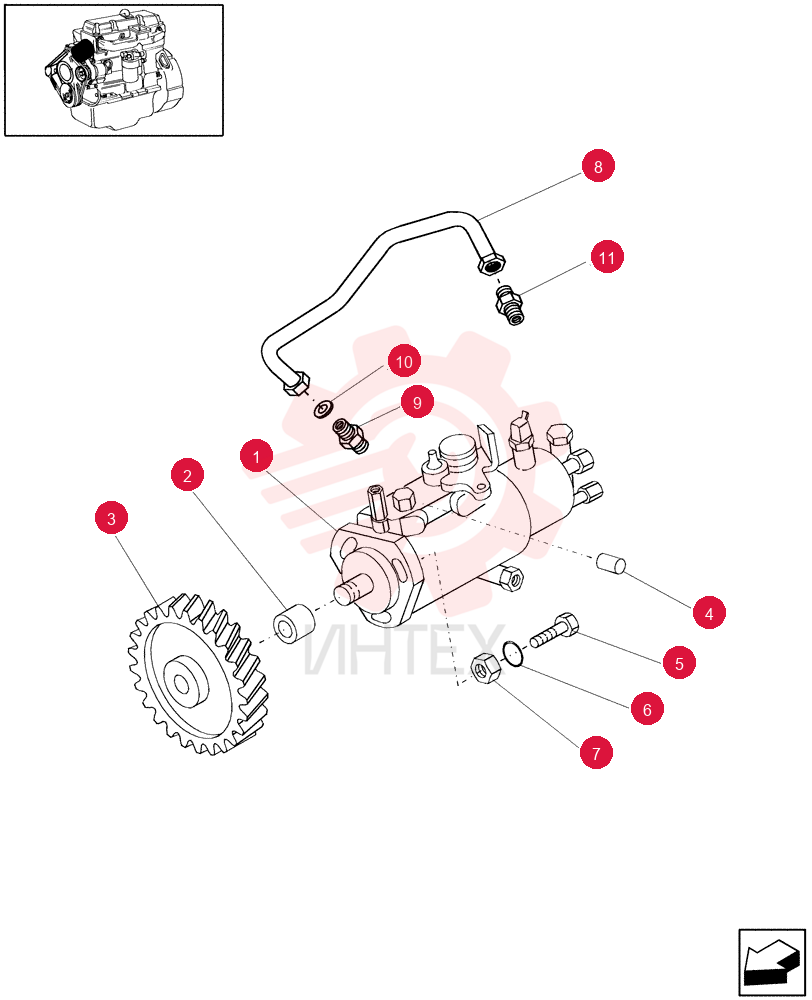 FUEL INJECTION PUMP 87801475