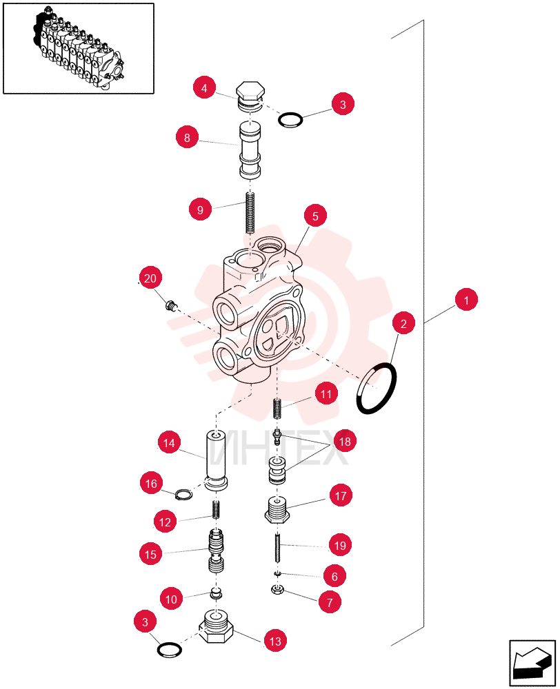 HYDRAULIC VALVE 73163763