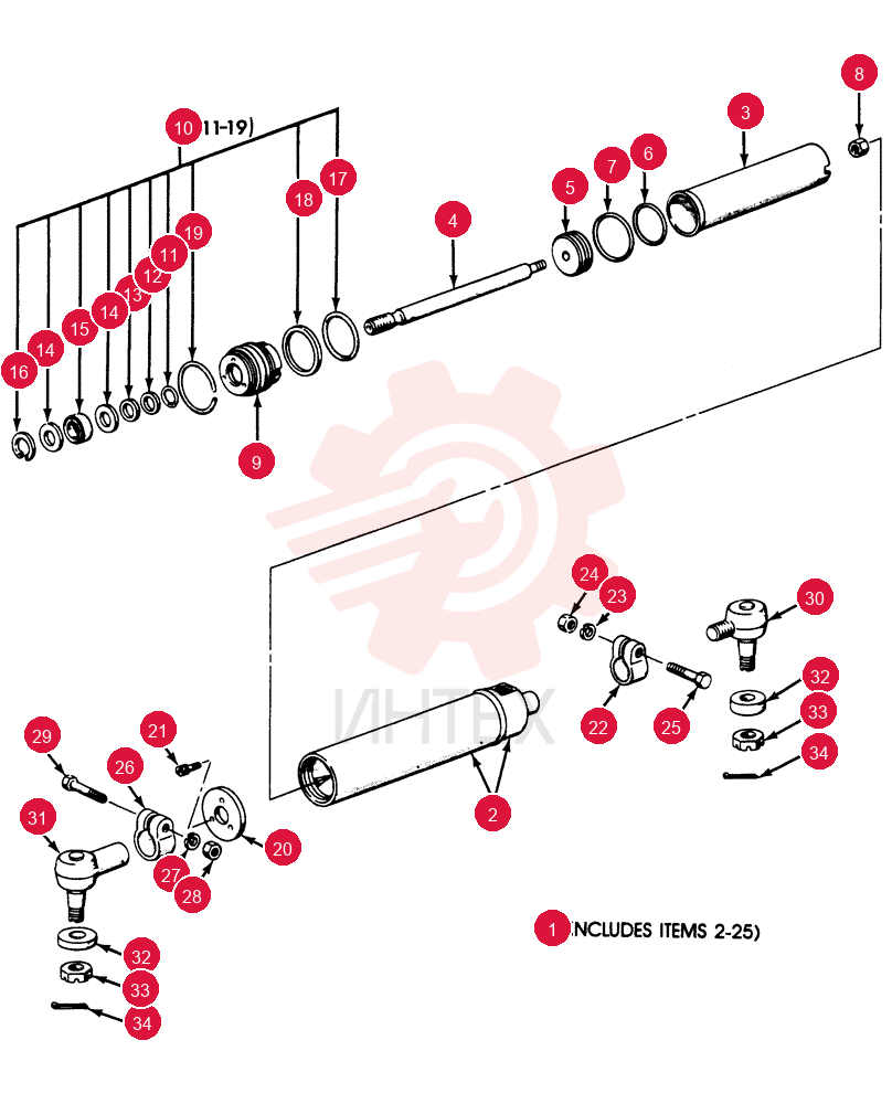 HYDRAULIC CYLINDER 86516202