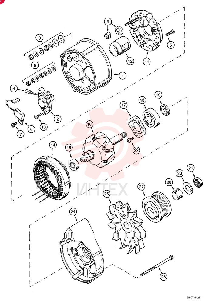 ALTERNATOR,12V, 65A