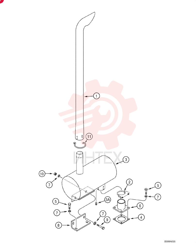 EXHAUST SYSTEM PIPE