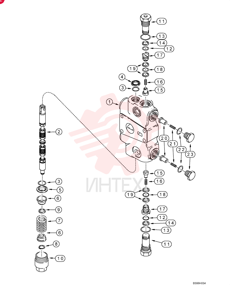 HYD VALVE SECTION