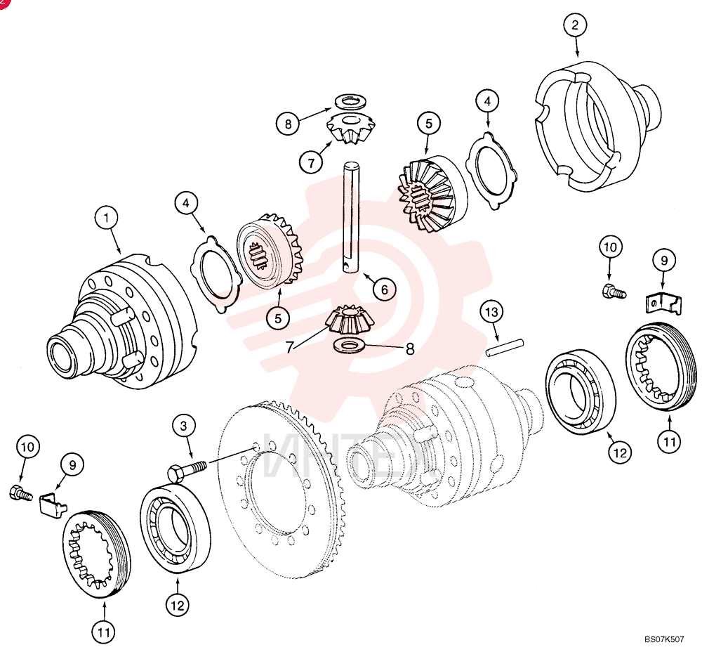 4WD AXLE ASSY