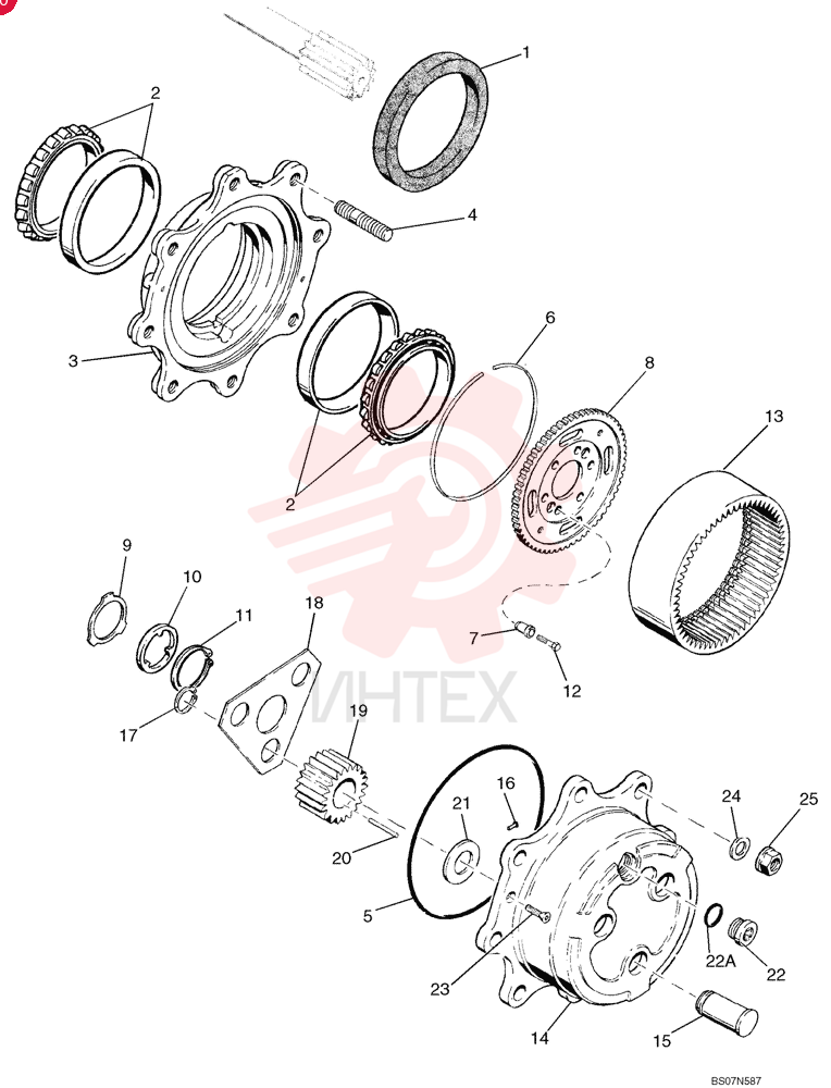 4WD AXLE ASSY