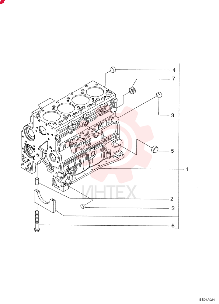 CYLINDER BLOCK,4 Cylinders