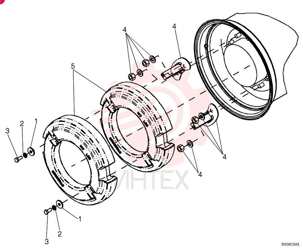 WASHER,0.66" ID x 2" OD x 0.24" Thk