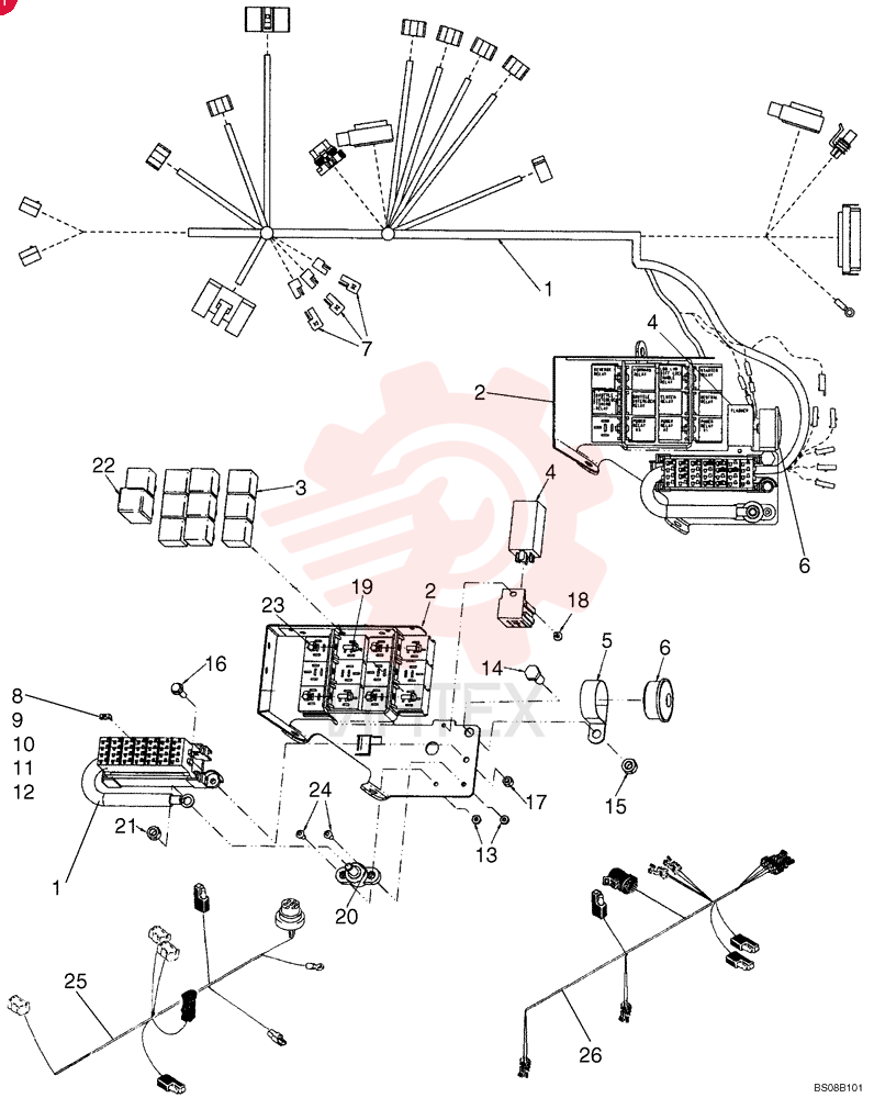WIRE HARNESS 87685356 (1)