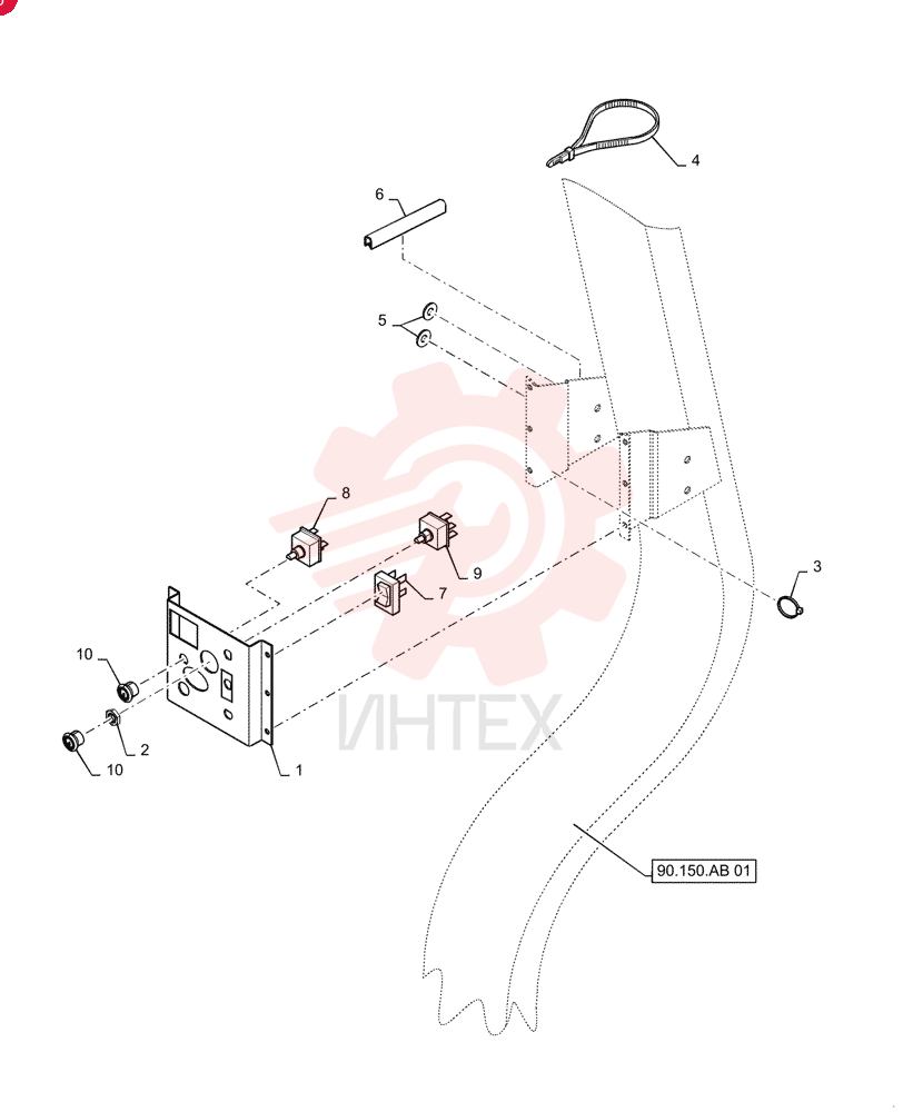 BRACKET, SUPPORTING 87493411