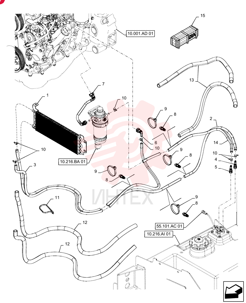 FUEL COOLER 47689746
