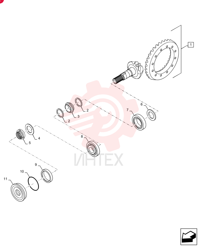 GEAR SET 87708393