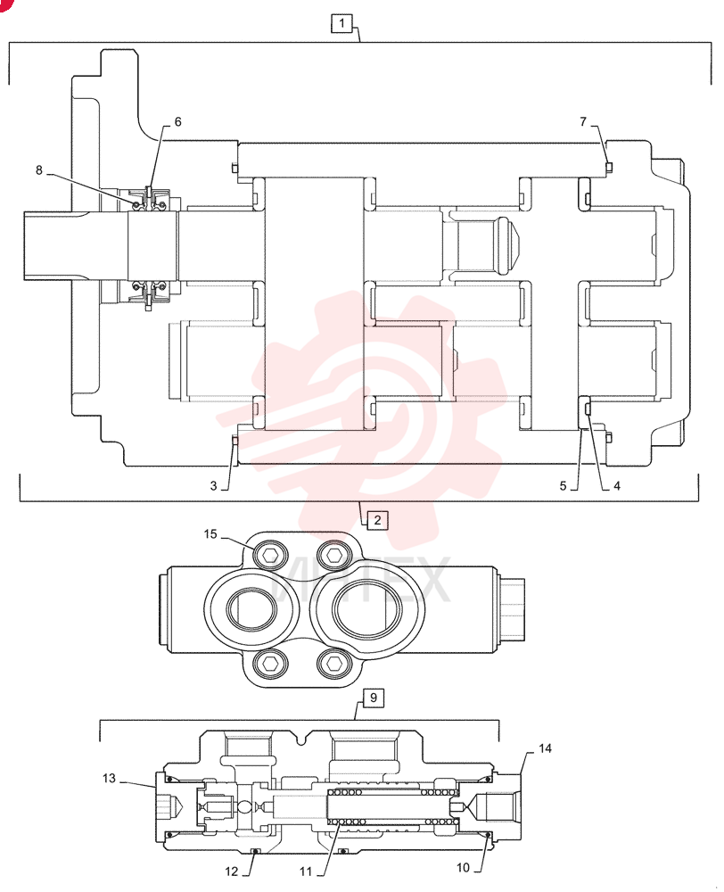 HYDRAULIC PUMP 48030096