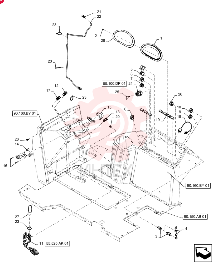 INSTRUMENT CLUSTER 47522089