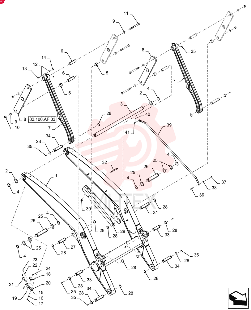 LOADER ARM 47369267