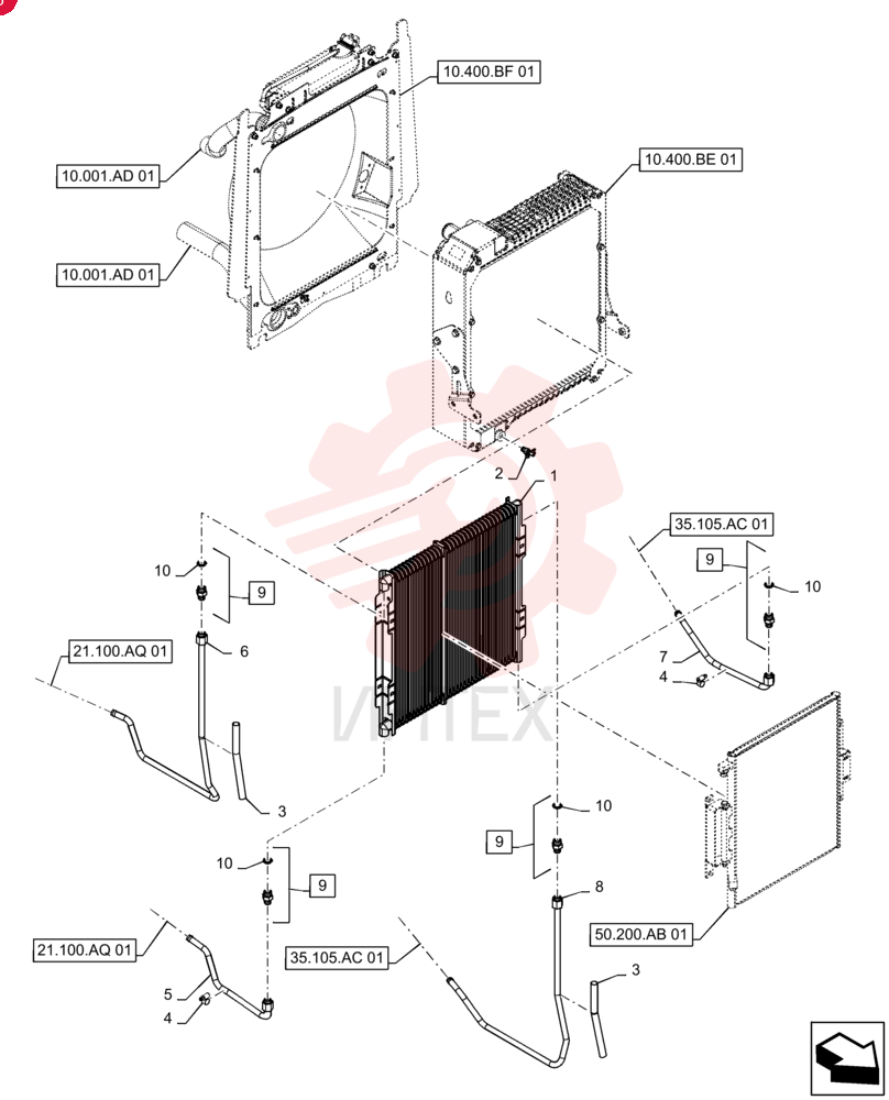 OIL COOLER 87441876 (1)