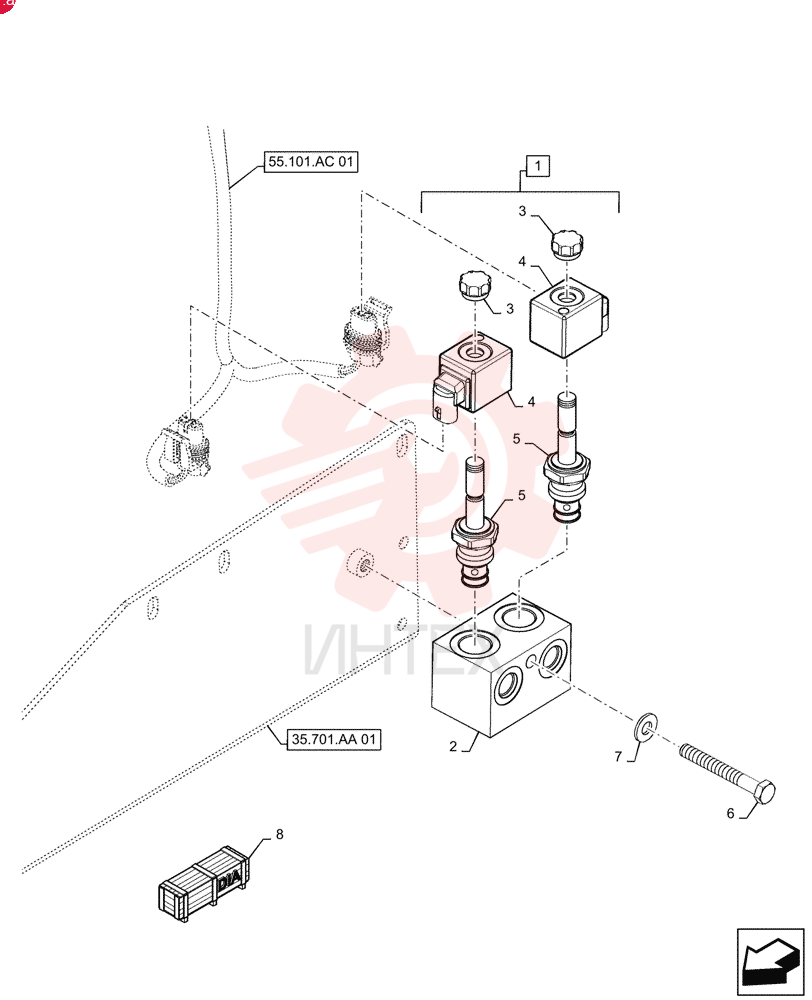 SOLENOID VALVE 84348784