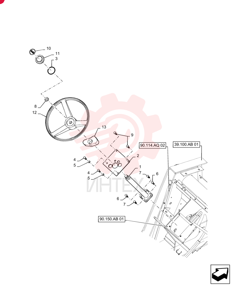 STEERING COLUMN 142930A2