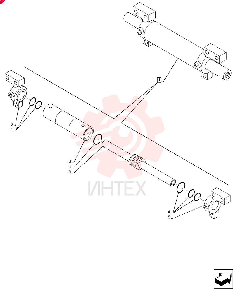 STEERING CYLINDER 401055A1