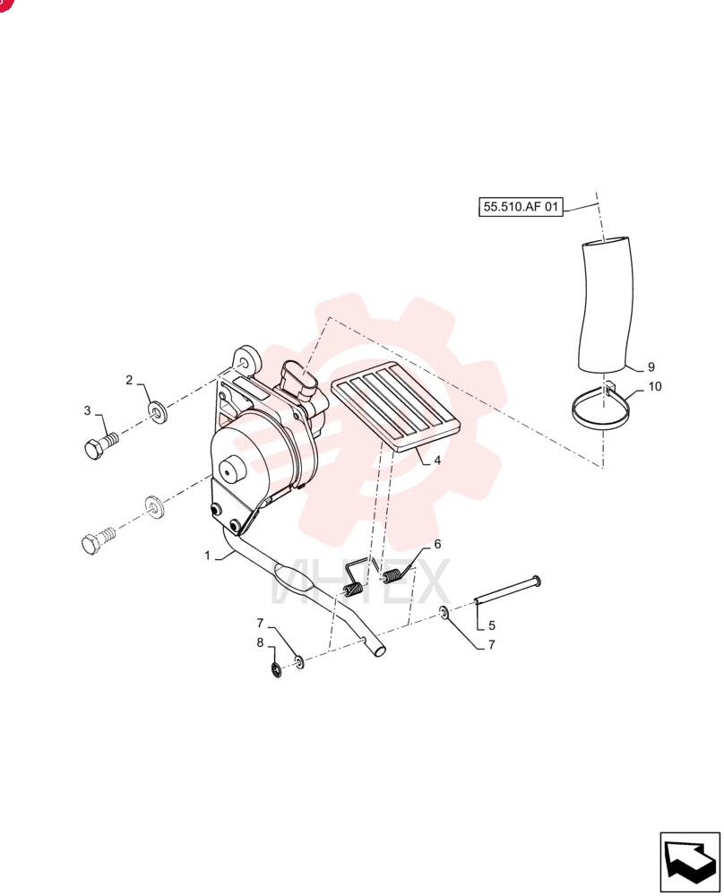 THROTTLE CONTROL 84423181