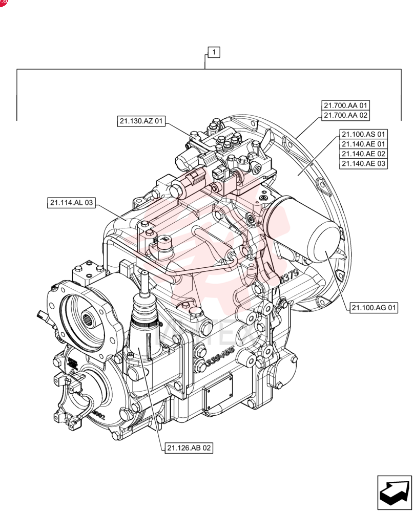 TRANSMISSION 84152117